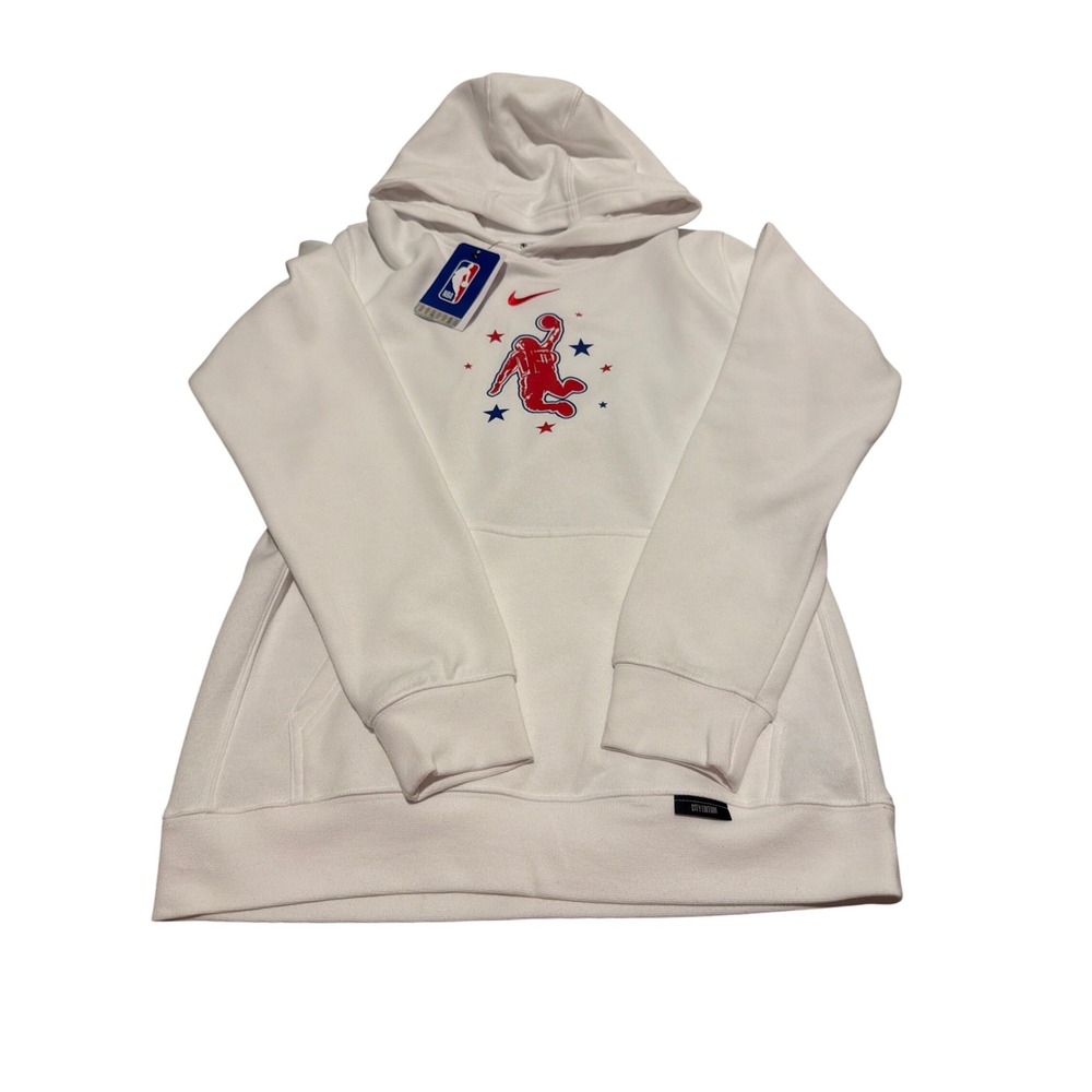 Nike Houston Rockets NBA City Edition White Hoodie Kids XL 18-20 9Z2B7NBJJ-RCK
